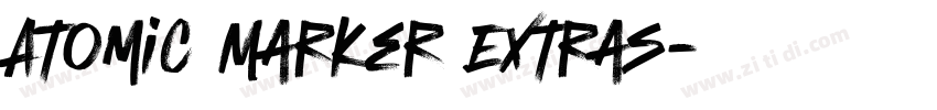 Atomic Marker Extras字体转换